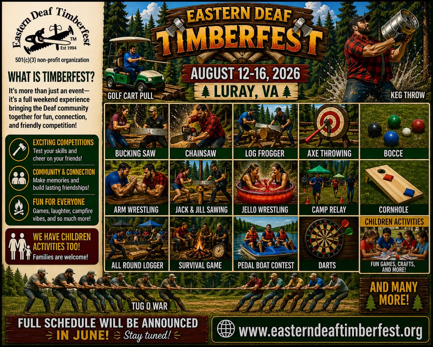 Eastern Deaf Timberfest Returns to Luray for 16th Biennial Gathering